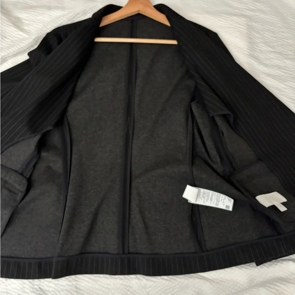 Hugo Boss Jolise Pinstripe Stretch Slim Leg Pant Suit